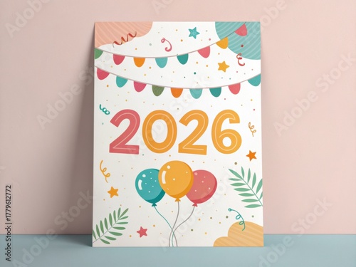 2026 Christmas greeting card design