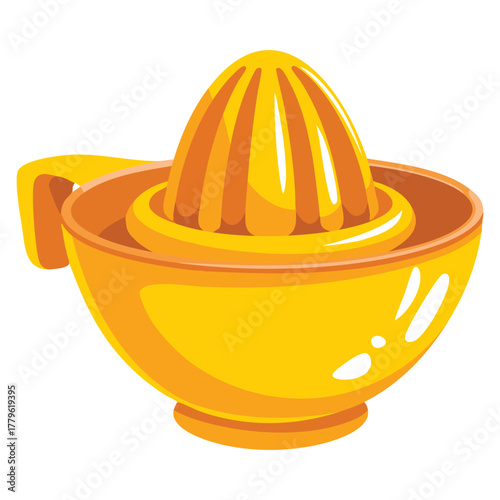 Juice extractor illustration isolated on white background perfect for kitchen, cooking, beverage, and appliance themed creative vector artwork