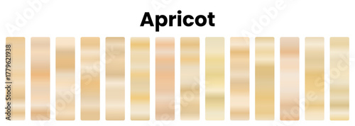 Sweet apricot gradients, soft orange hues, warm delicate tones, perfect for gentle designs, cozy art, fruity visuals, light projects, soothing color palettes, charming backgrounds.