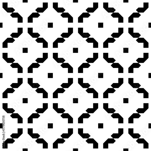 Seamless pattern with ethnic ornament. Embroidery background. Tribal wallpaper. Ethnical folk image. Tribe motif. Ancient mosaic. Digital paper for page fills, web design, textile print. Vector art.