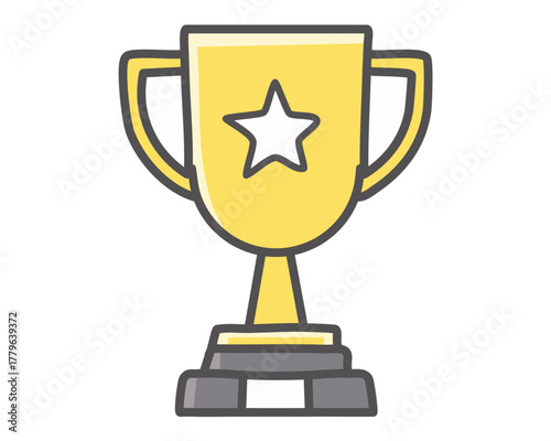 Gold trophy
