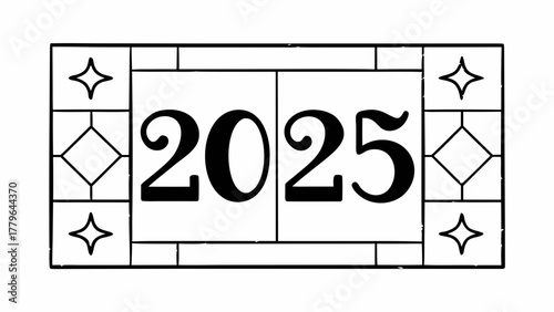 "Elegant 'Goodbye 2K25' typography design, minimal clean vector, gold and white color palette, smooth gradient, modern serif font with soft shadows, transparent background, luxury aesthetic."