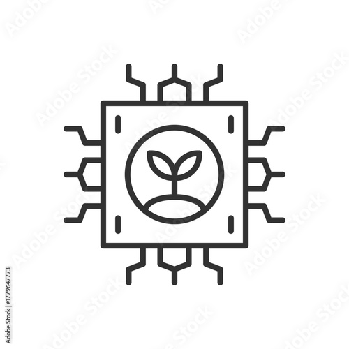 Smart Agricultural Icon