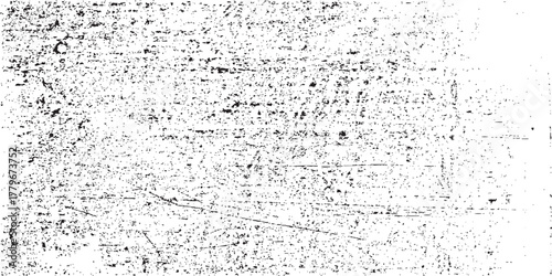 Scratched and Cracked Grunge Urban Background Texture Vector. Dust Overlay Distress Grainy Grungy Effect. Distressed Backdrop Vector Illustration. Isolated Black on White Background. EPS 10.