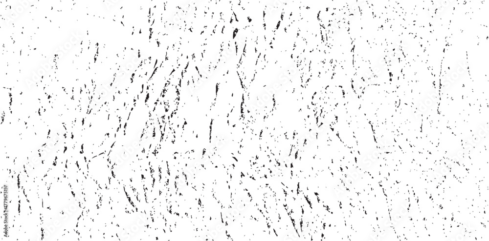 Obraz premium Scratched and Cracked Grunge Urban Background Texture Vector. Dust Overlay Distress Grainy Grungy Effect. Distressed Backdrop Vector Illustration. Isolated Black on White Background. EPS 10.