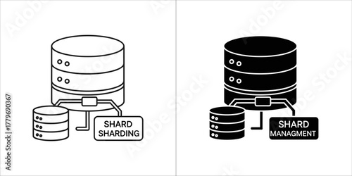 Database sharding and management for distributed data storage and scalability