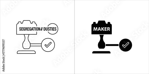 Segregation of duties and maker checker principle