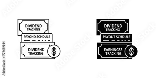 Dividend tracking and payout schedule