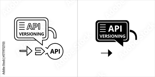 Api versioning icon