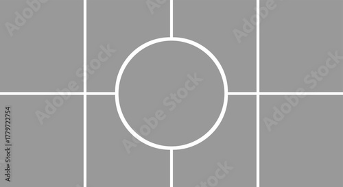 Modern bento box illustration with vibrant color elements