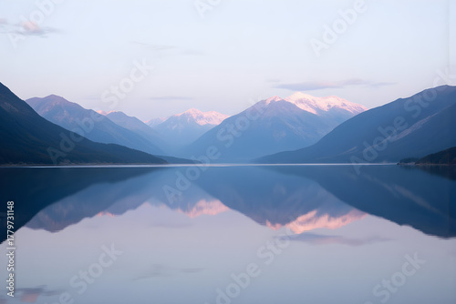 Wallpaper Mural lake and mountains Torontodigital.ca