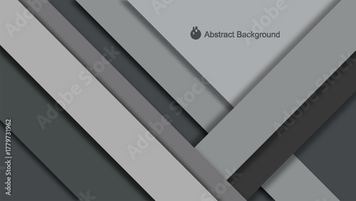 Abstract geometric background with layered grey shapes and modern minimal design for creative projects and presentations 