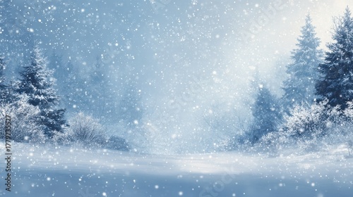 winter background snowflakes on a beautiful background christmas background for cards snowfall snowy nature landscape winter dust