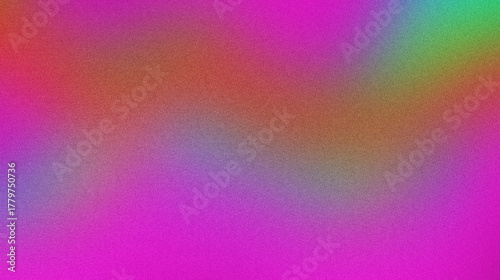 Fundo abstrato com gradiente suave e textura granulada, predominância de tons rosa, laranja e verde, estilo moderno e vibrante para usos criativos e comerciais