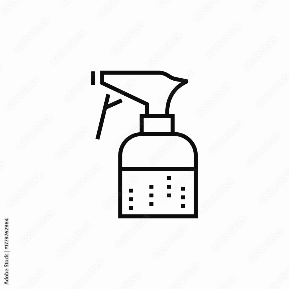 Obraz premium spray detergent icon sign vector