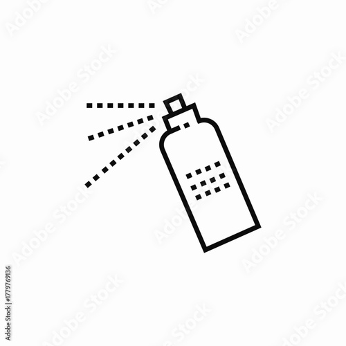 hair spray icon sign vector