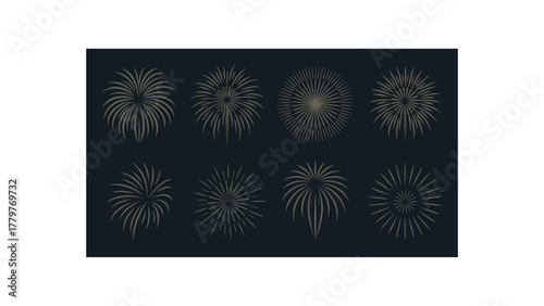 Abstract collection of intricate mechanical steampunk gears and clockwork mechanisms on a dark background