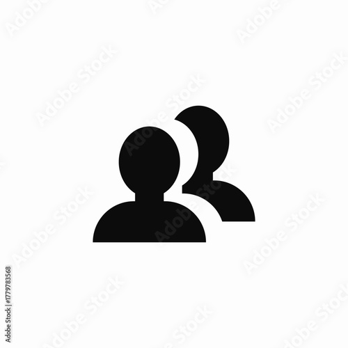 friends list icon sign vector