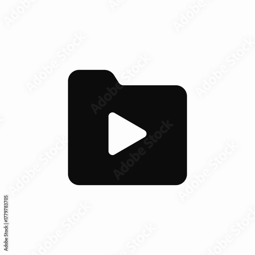 media folder icon sign vector