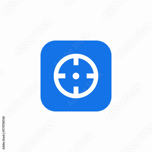 tool target icon sign vector