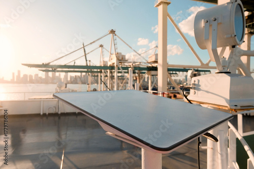 Maritime High-Speed Internet: Satellite Communication Terminal Installed On Ship