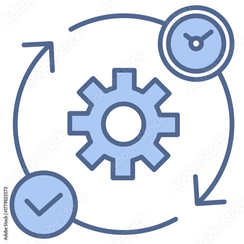 Responsiveness Blue Icon