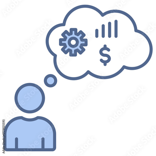 Expectations Blue Icon