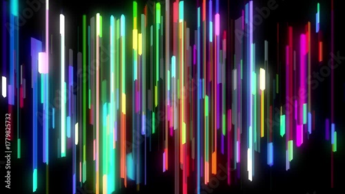 Vertical Light Lines Background Loop Background