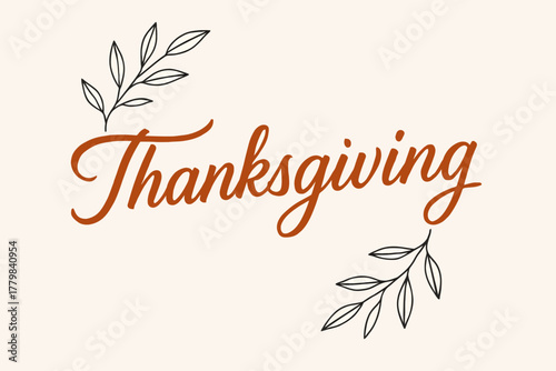 Bold Block Typography Happy Thanksgiving Day Vertical Design