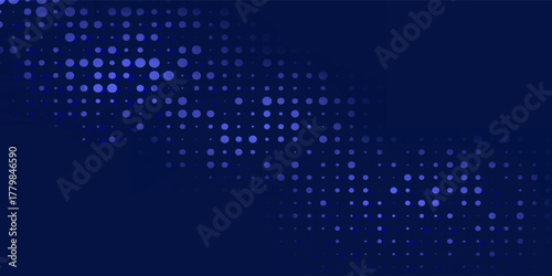 Dot white blue wave light screen gradient texture background. Abstract technology big data digital background. vector eps 10v