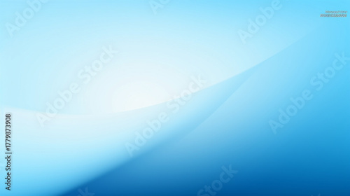 Stunning light blue gradient background with flowing curve for professional website design or modern marketing material with fresh, clean aesthetic