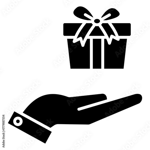 Loyalty Program Glyph Icon