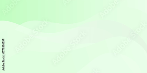 abstract green background with smooth, flowing curves and a light gradient effect. This minimalist design evokes a sense of calmness, freshness, and nature.