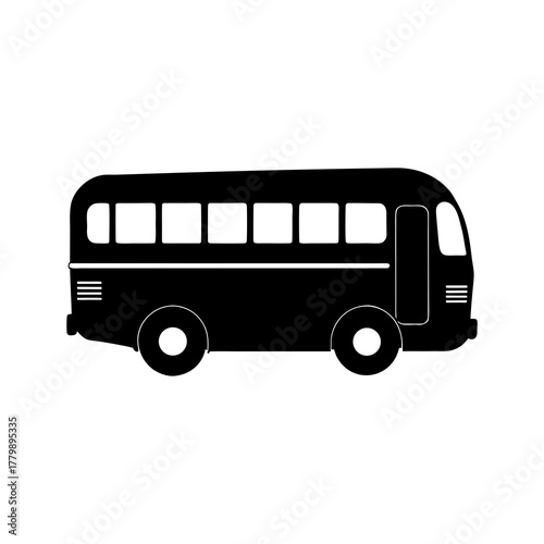 vector illustration of a bus