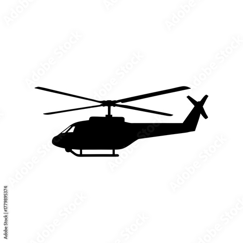 helicopter vector illustration