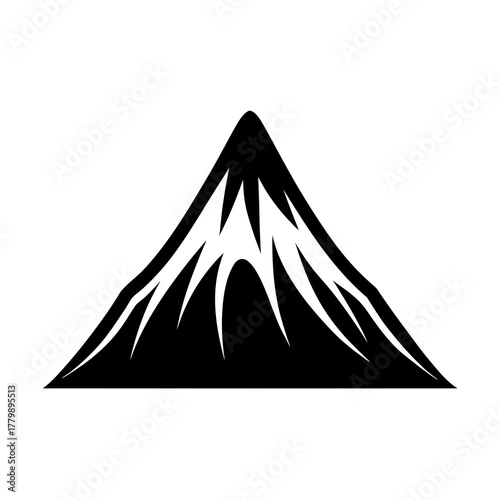 set of mountain icons