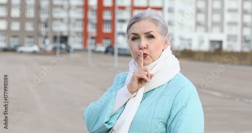 Emotional elderly woman