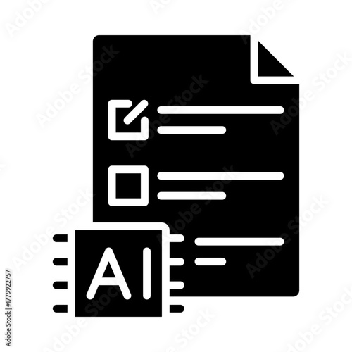 Automated Task – Streamlining Repetitive Tasks Using AI for Improved Productivity and Efficiency. Vector illustration.