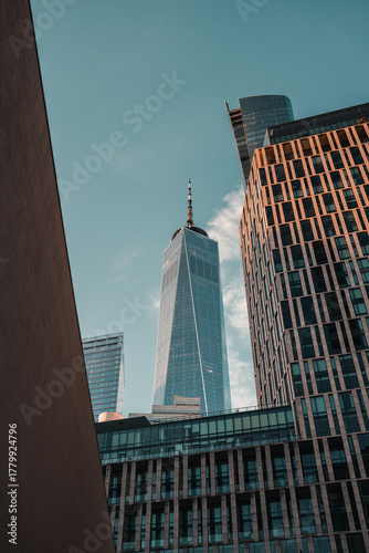 Photography One World Trade Centre, New York City Financial District skyscraper
