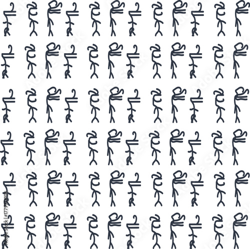 Small primitive animal figures form the background.