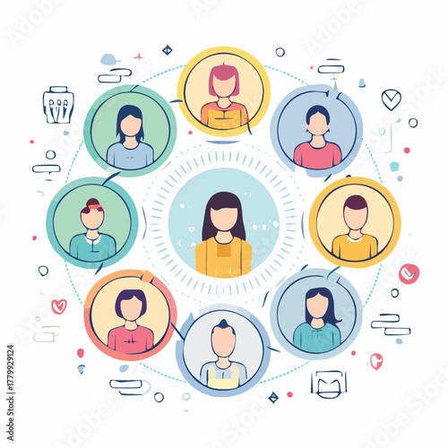 Minimalist Modern community outine icons set with editable stroke. Containing people, friendship, social, inclusion,  inclusion,  and more. thin linear illustration.