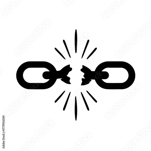Broken Chain Symbol