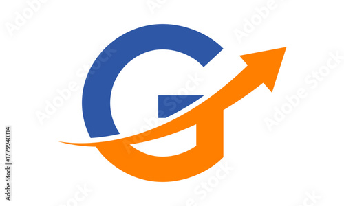 Modern Letter G Finance Logo