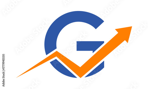 Modern Letter G Finance Logo