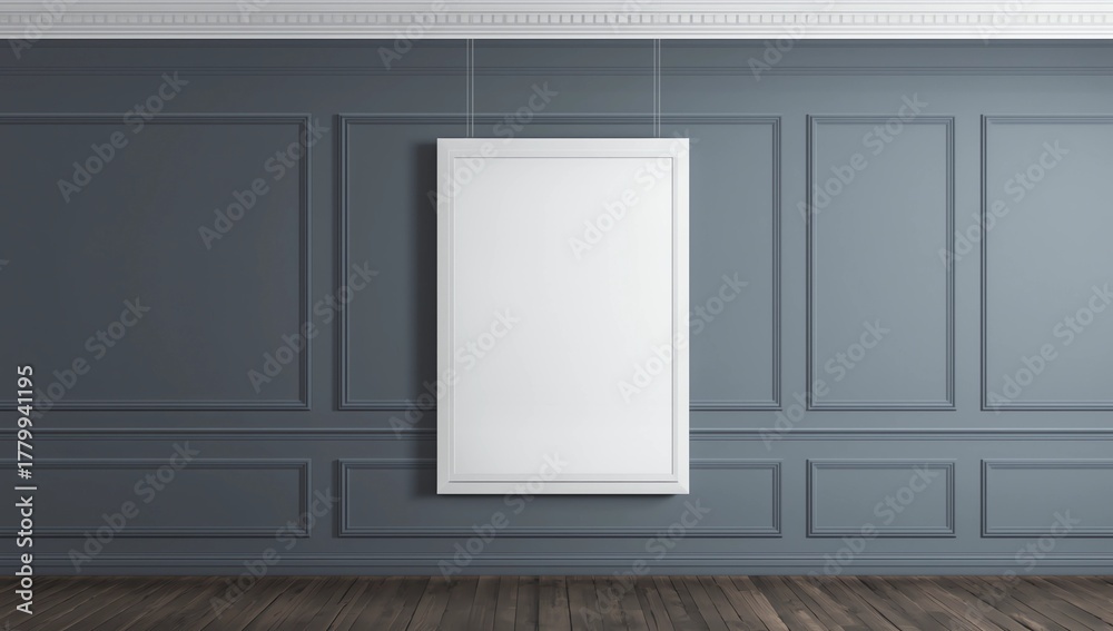 Fototapeta premium Mock up poster, interior scene, 3d render