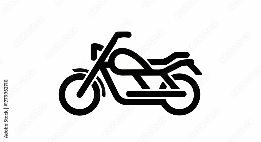 Fototapeta premium motorcycle vector symbol
