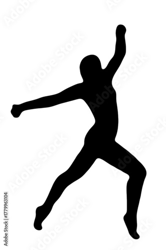 silhouette woman in yoga duo movements pilates body exercise vector image isolated on transparent white background.