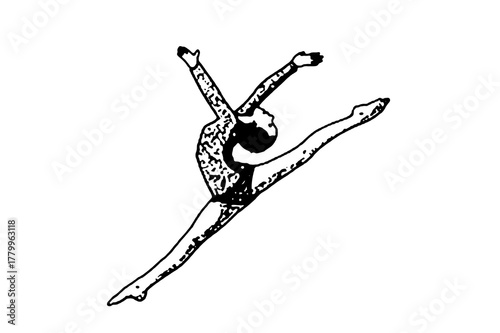 silhouette woman in yoga duo movements pilates body exercise vector image isolated on transparent white background.