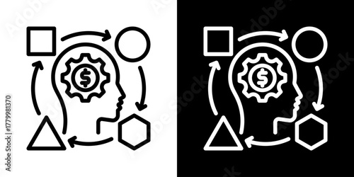 Adaptation Icon Of Line Black And White Style 