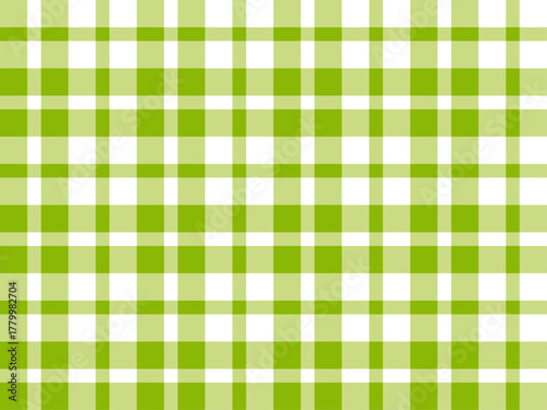 チェック2、4黄緑